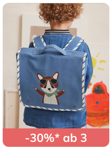 Jungen Kita-Tasche FUCHS - blau